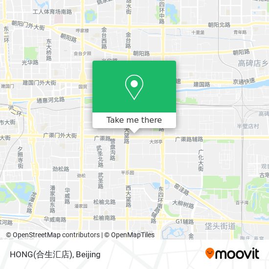 HONG(合生汇店) map