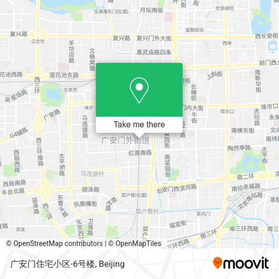广安门住宅小区-6号楼 map