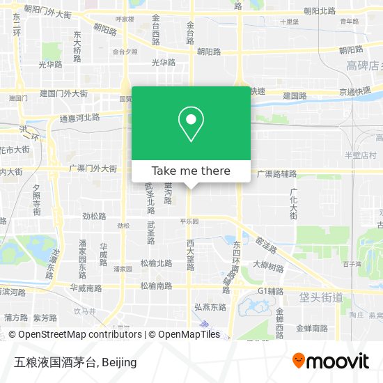 五粮液国酒茅台 map