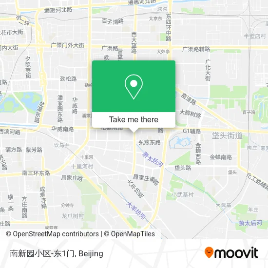 南新园小区-东1门 map