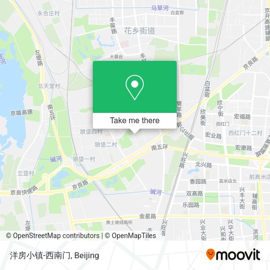 洋房小镇-西南门 map