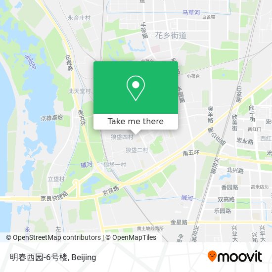 明春西园-6号楼 map
