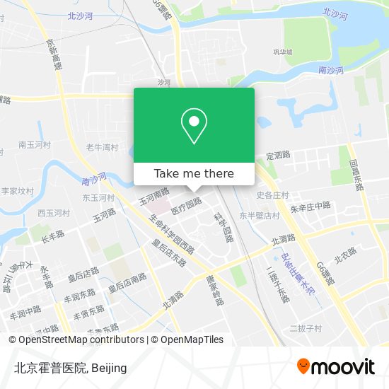 北京霍普医院 map