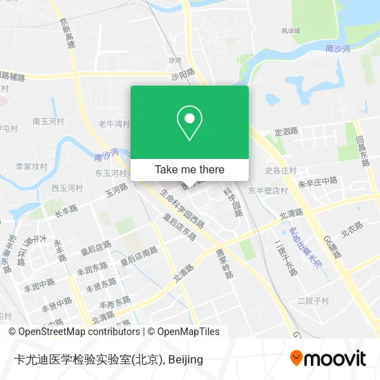 卡尤迪医学检验实验室(北京) map
