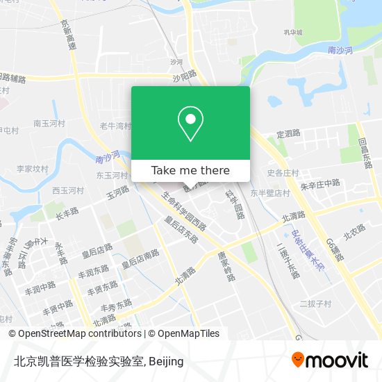 北京凯普医学检验实验室 map