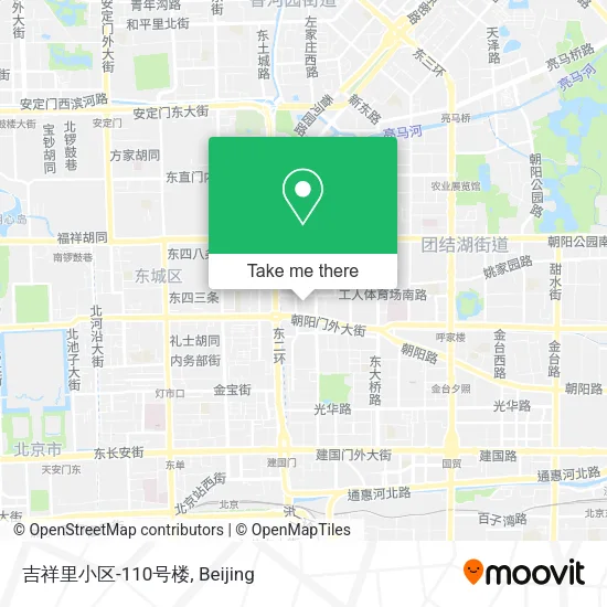 吉祥里小区-110号楼 map