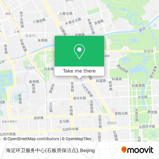 海淀环卫服务中心(石板房保洁点) map