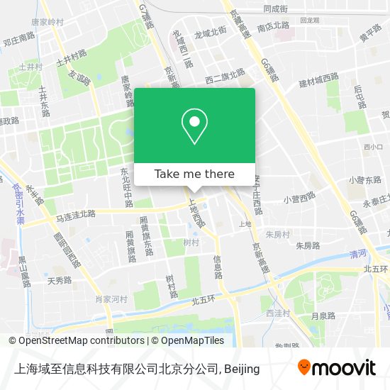 上海域至信息科技有限公司北京分公司 map