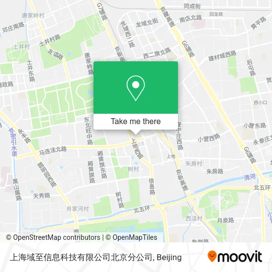 上海域至信息科技有限公司北京分公司 map