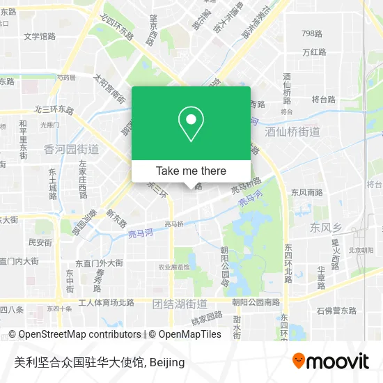 美利坚合众国驻华大使馆 map