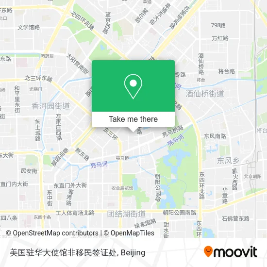 美国驻华大使馆非移民签证处 map
