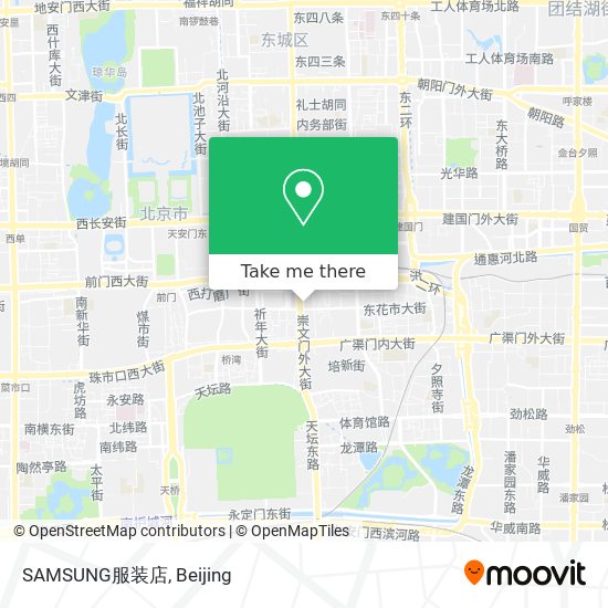 SAMSUNG服装店 map