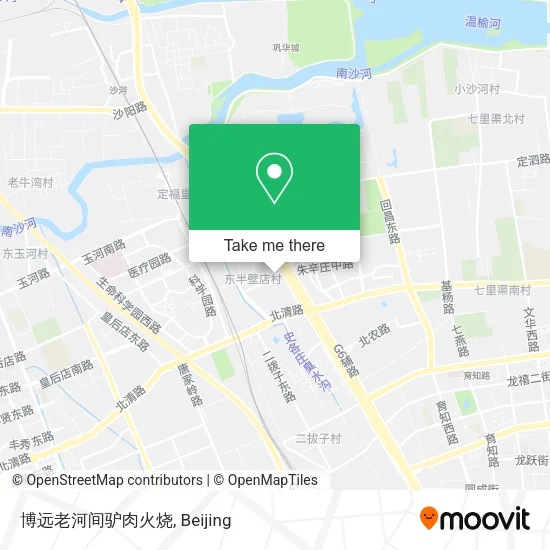 博远老河间驴肉火烧 map