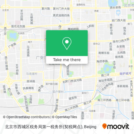 北京市西城区税务局第一税务所(契税网点) map
