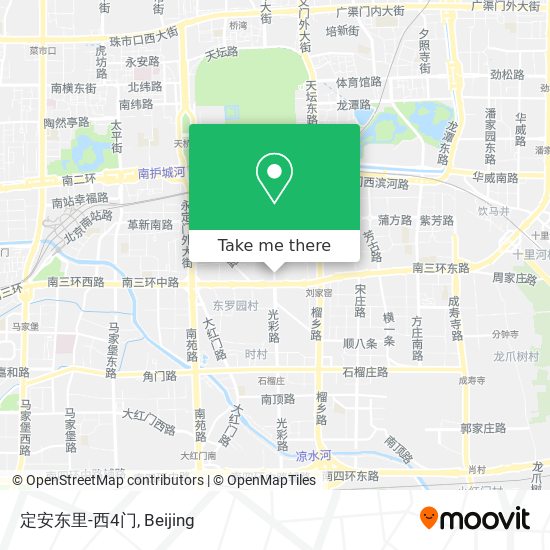 定安东里-西4门 map