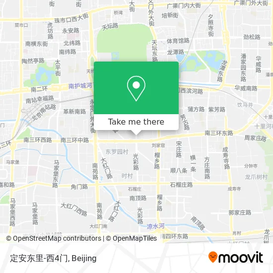 定安东里-西4门 map