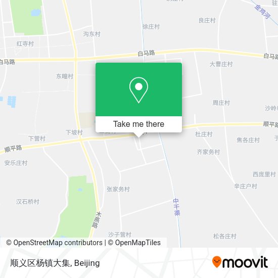 顺义区杨镇大集 map