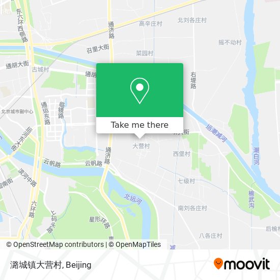 潞城镇大营村 map