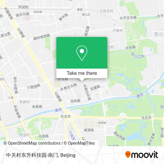 中关村东升科技园-南门 map