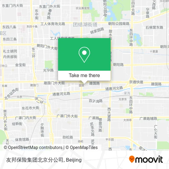 友邦保险集团北京分公司 map