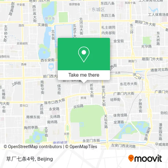 草厂七条4号 map