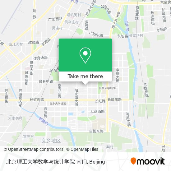 北京理工大学数学与统计学院-南门 map