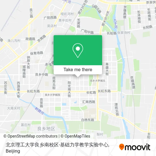 北京理工大学良乡南校区-基础力学教学实验中心 map