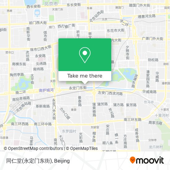 同仁堂(永定门东街) map