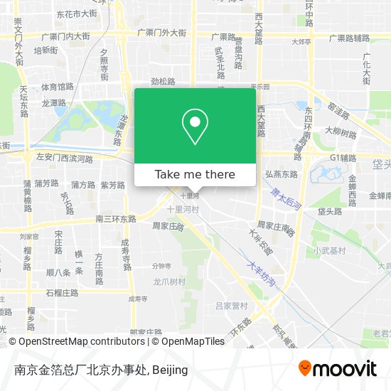 南京金箔总厂北京办事处 map