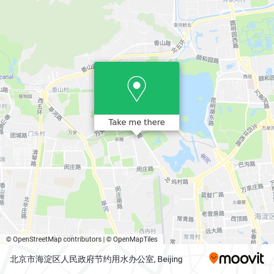 北京市海淀区人民政府节约用水办公室 map
