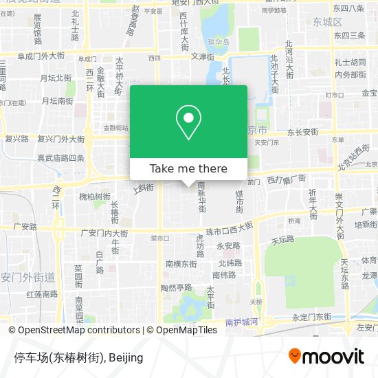 停车场(东椿树街) map