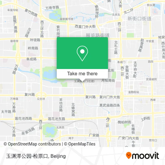 玉渊潭公园-检票口 map