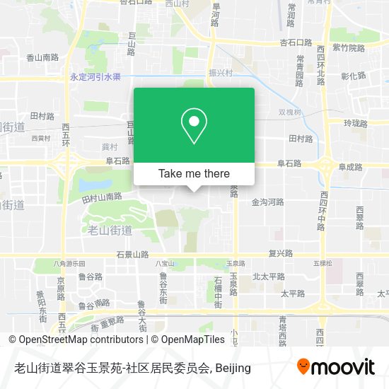 老山街道翠谷玉景苑-社区居民委员会 map