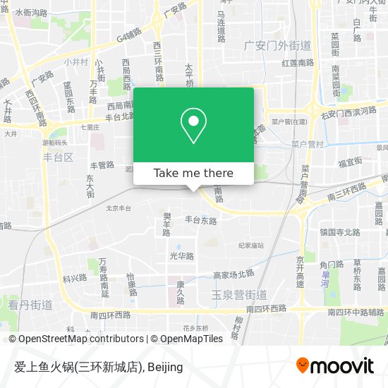 爱上鱼火锅(三环新城店) map