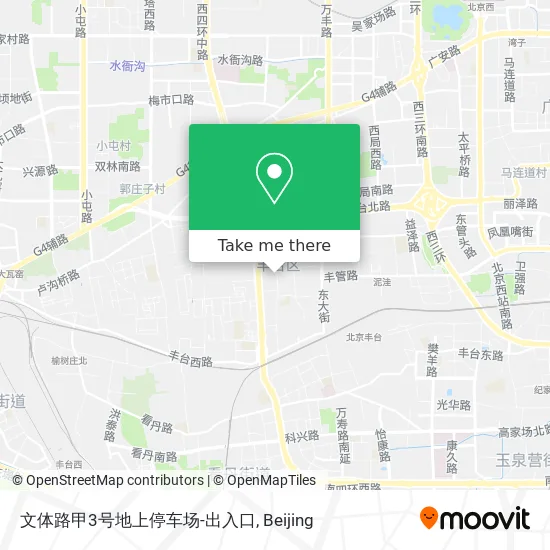 文体路甲3号地上停车场-出入口 map
