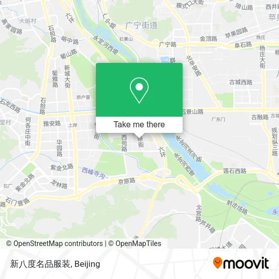 新八度名品服装 map