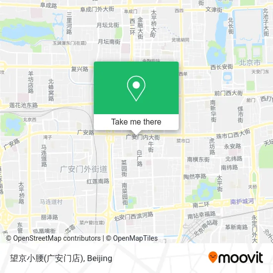 望京小腰(广安门店) map