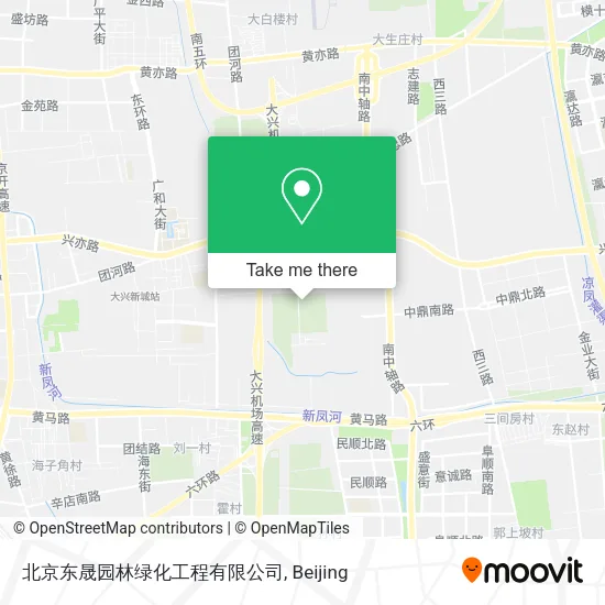 北京东晟园林绿化工程有限公司 map