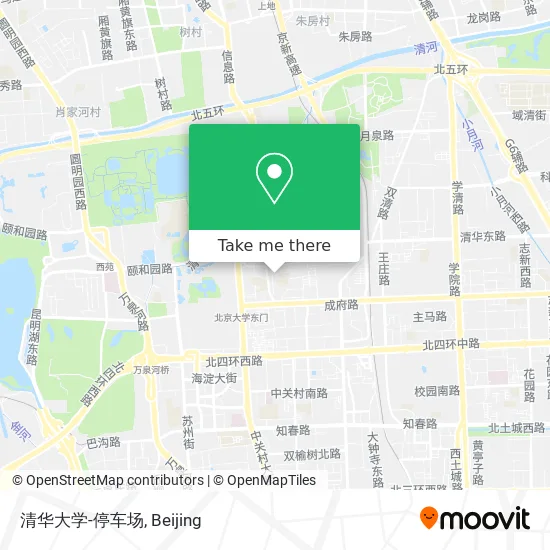 清华大学-停车场 map