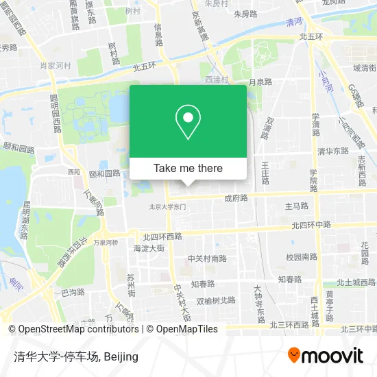 清华大学-停车场 map