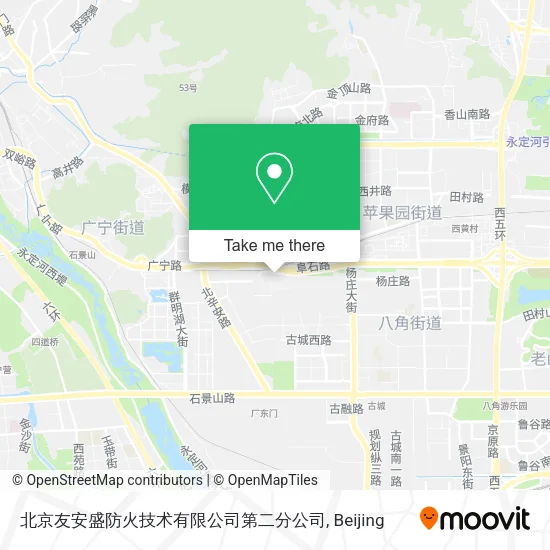 北京友安盛防火技术有限公司第二分公司 map