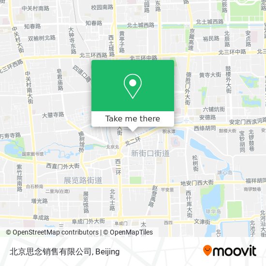 北京思念销售有限公司 map