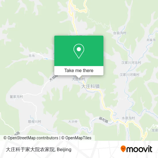 大庄科于家大院农家院 map