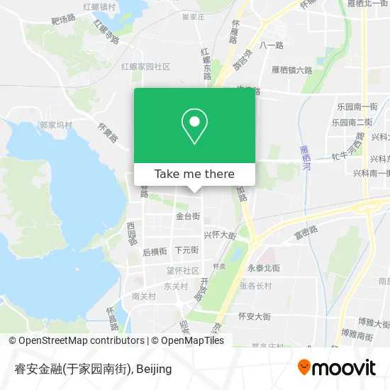 睿安金融(于家园南街) map
