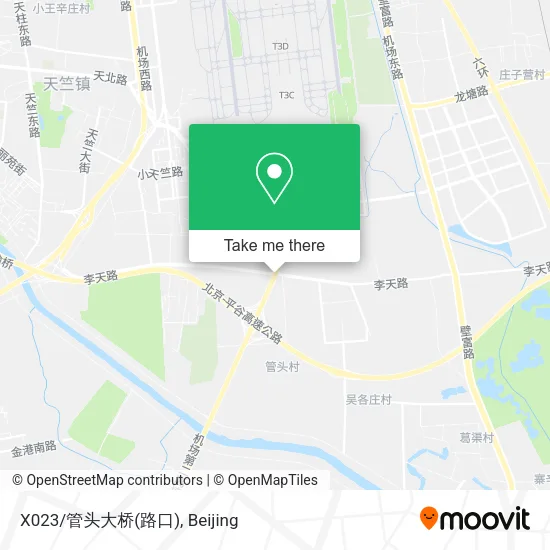 X023/管头大桥(路口) map