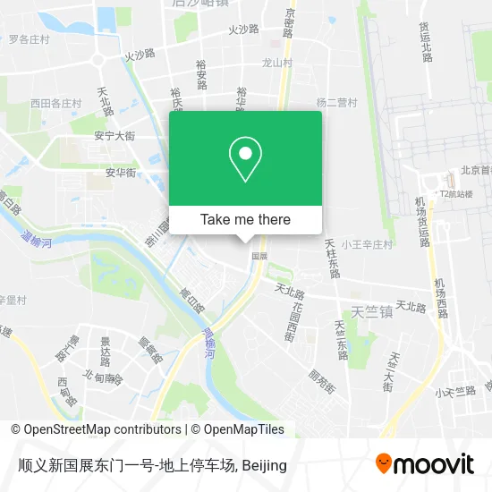 顺义新国展东门一号-地上停车场 map