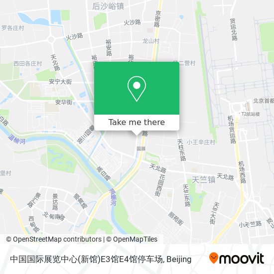 中国国际展览中心(新馆)E3馆E4馆停车场 map