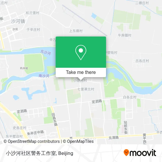 小沙河社区警务工作室 map