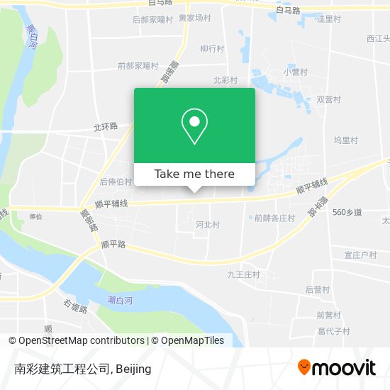 南彩建筑工程公司 map