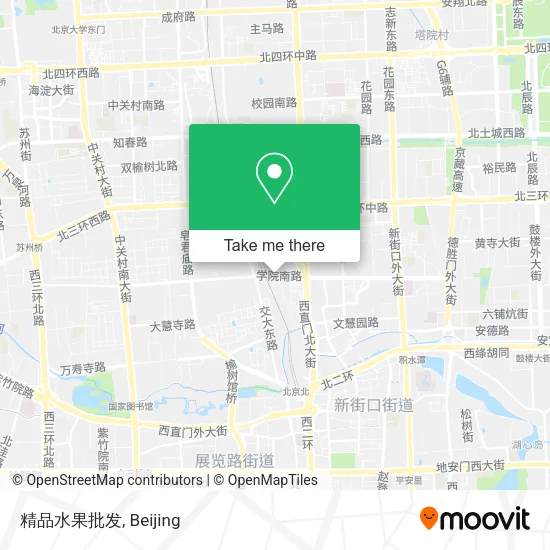 精品水果批发 map